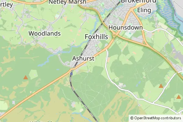 Mapa Ashurst