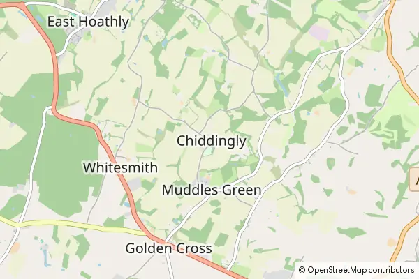 Mapa Chiddingly