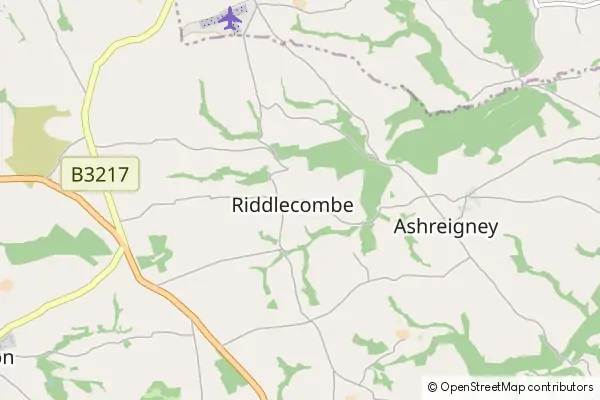 Mapa Riddlecombe