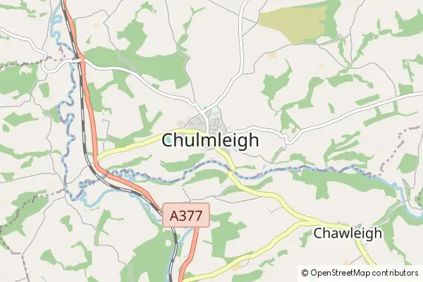 Mapa Chulmleigh