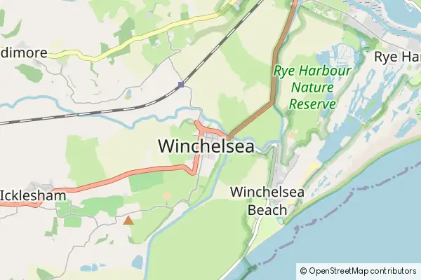 Mapa Winchelsea