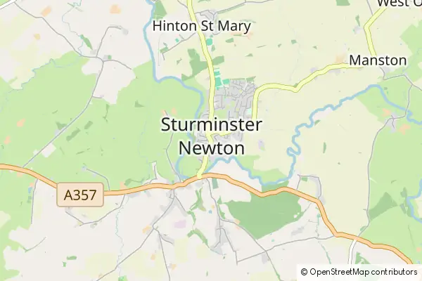 Mapa Sturminster Newton