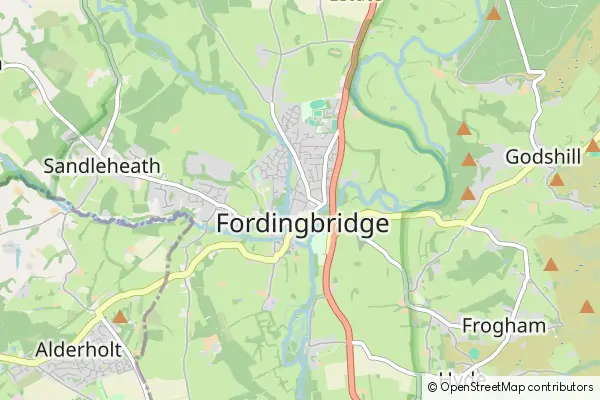 Mapa Fordingbridge