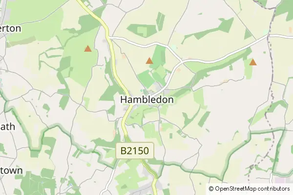 Mapa Hambledon