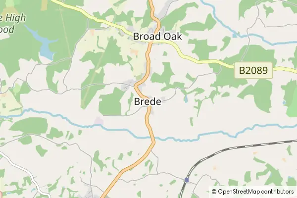 Mapa Brede