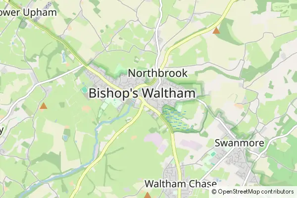 Mapa Bishop's Waltham