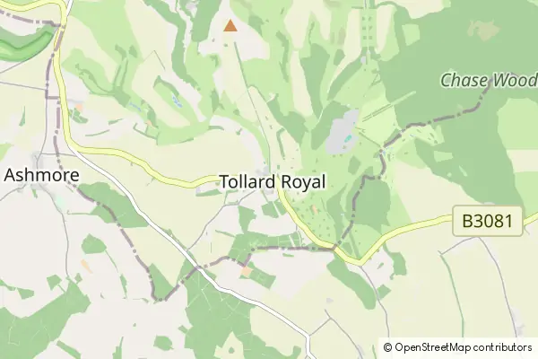 Mapa Tollard Royal