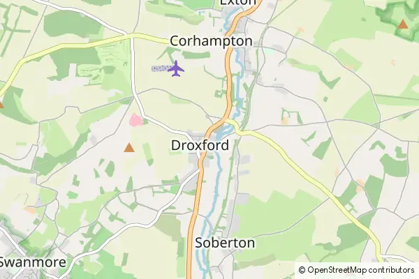 Mapa Droxford