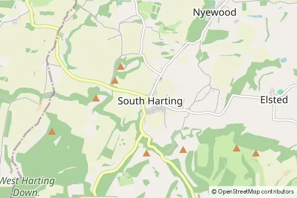 Mapa South Harting