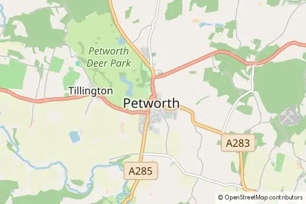 Mapa Petworth
