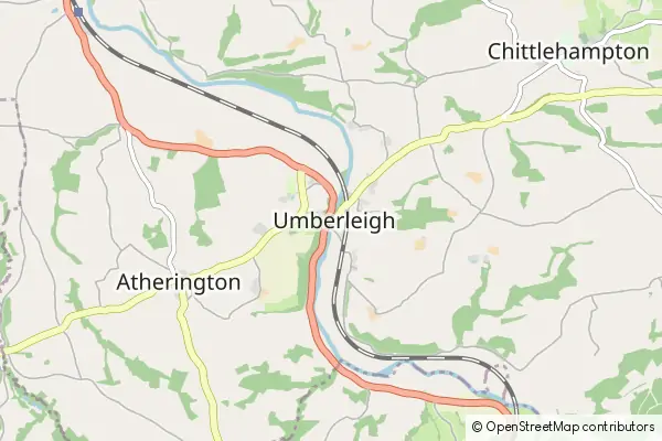 Mapa Umberleigh