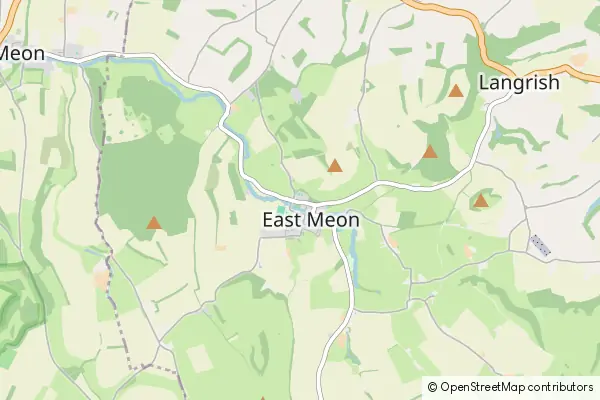 Mapa East Meon