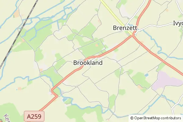 Mapa Brookland