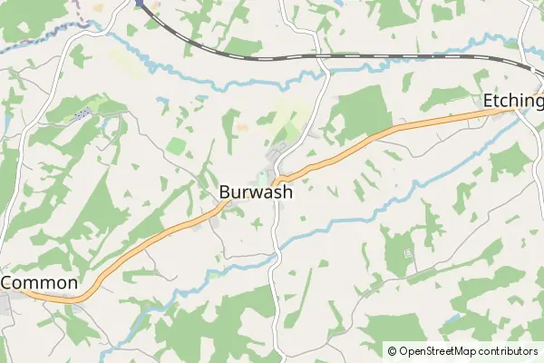 Mapa Burwash