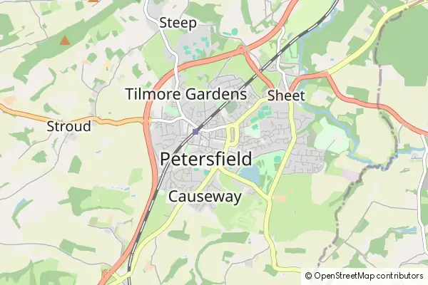 Mapa Petersfield