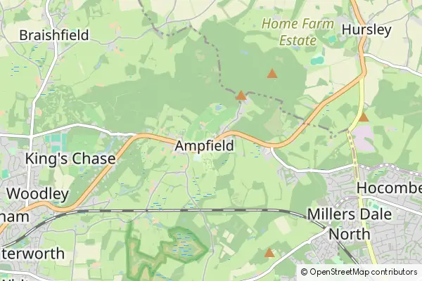 Mapa Ampfield