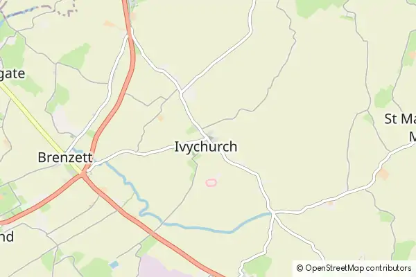 Mapa Ivychurch