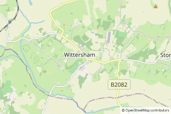 Mapa Wittersham