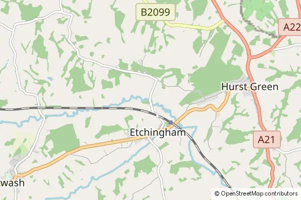 Mapa Etchingham