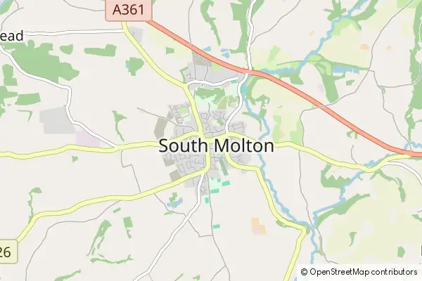 Mapa South Molton