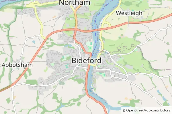 Mapa Bideford