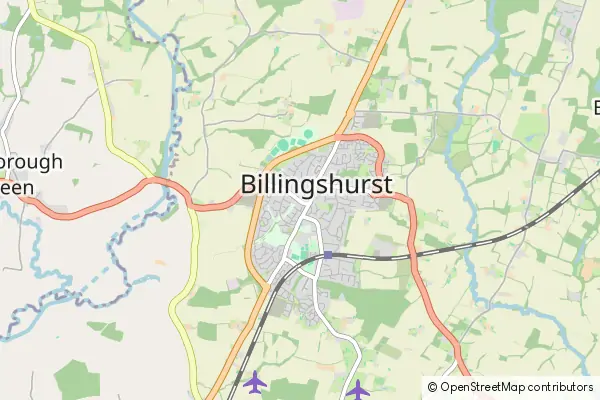 Mapa Billingshurst