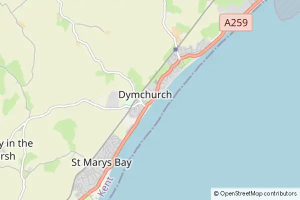 Mapa Dymchurch