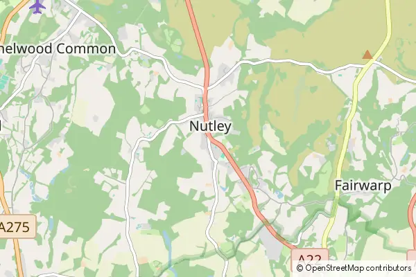 Mapa Nutley