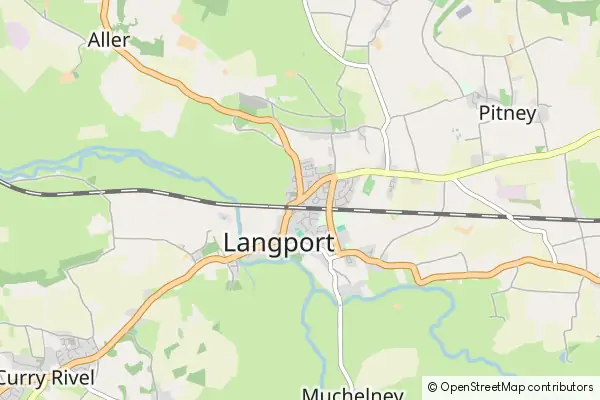 Mapa Langport