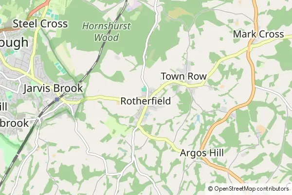 Mapa Rotherfield