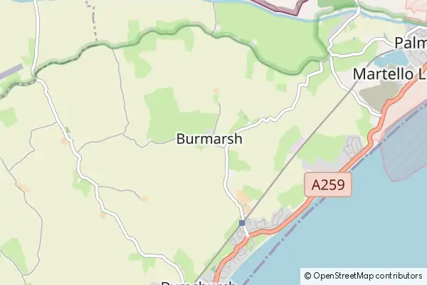 Mapa Burmarsh