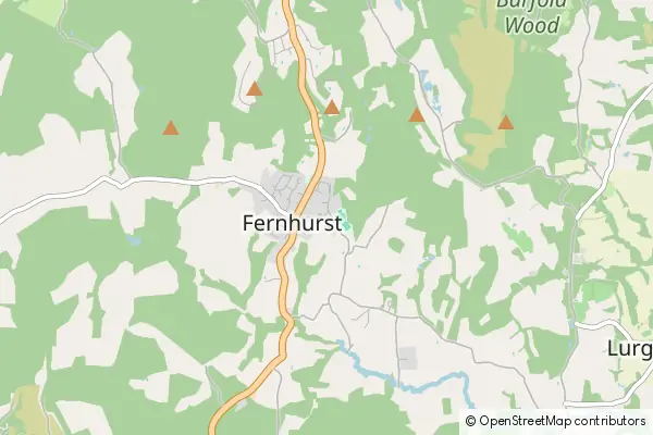 Mapa Fernhurst