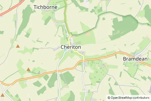 Mapa Cheriton