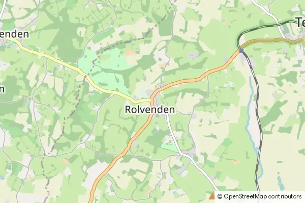 Mapa Rolvenden