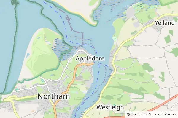 Mapa Appledore