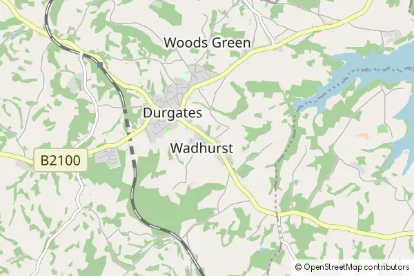 Mapa Wadhurst