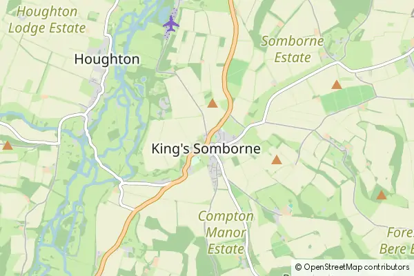 Mapa King's Somborne