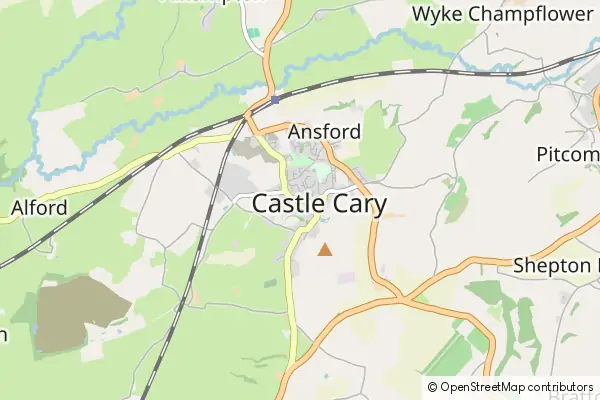 Mapa Castle Cary