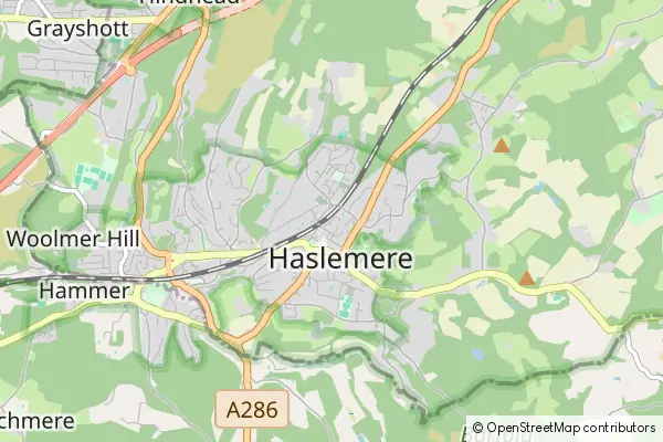 Mapa Haslemere