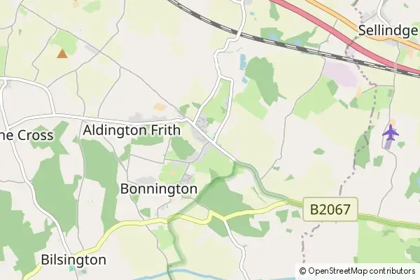 Mapa Aldington