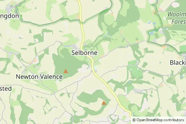 Mapa Selborne