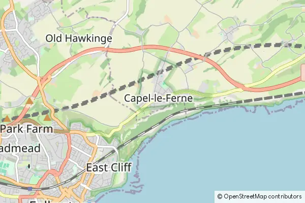 Mapa Capel-le-Ferne