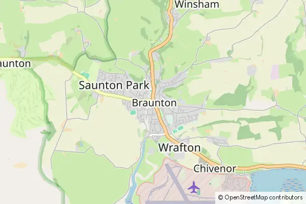 Mapa Braunton