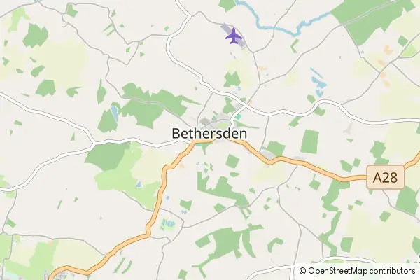 Mapa Bethersden