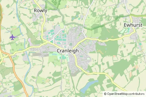 Mapa Cranleigh