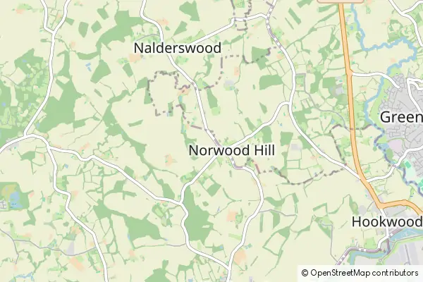 Mapa Norwood Hill