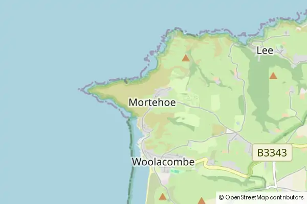 Mapa Mortehoe