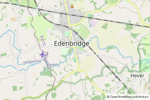 Mapa Edenbridge