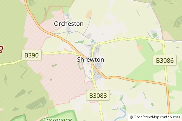 Mapa Shrewton