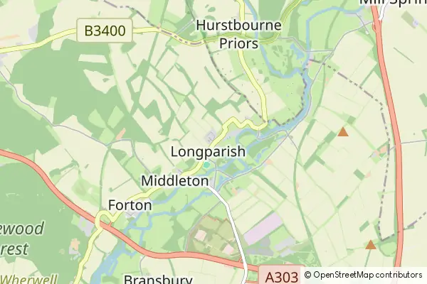 Mapa Longparish